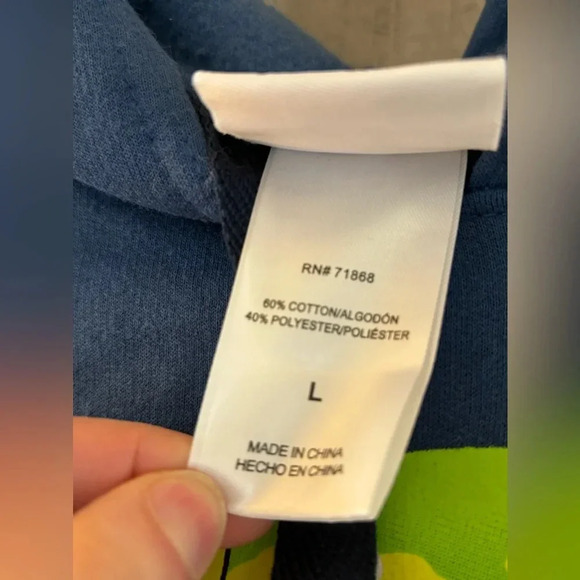 Rick and Morty Mad Scientist Blue Hoodie
Multi Print Sweatshirt Junior Size L. - Picture 6 of 9